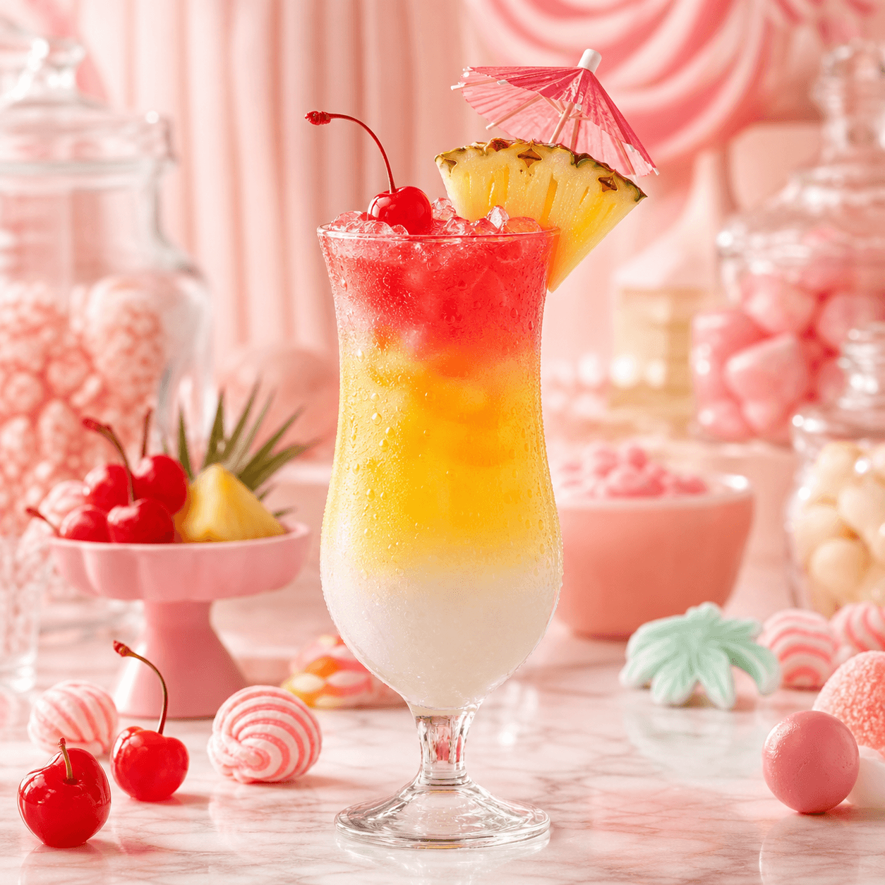 Malibu Sunset drink