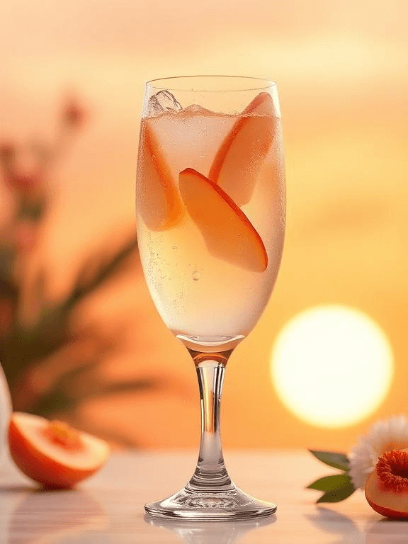 Peachy Paradise drink